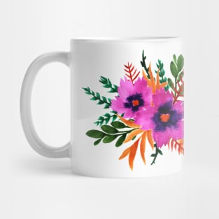 Violet flowers Mug